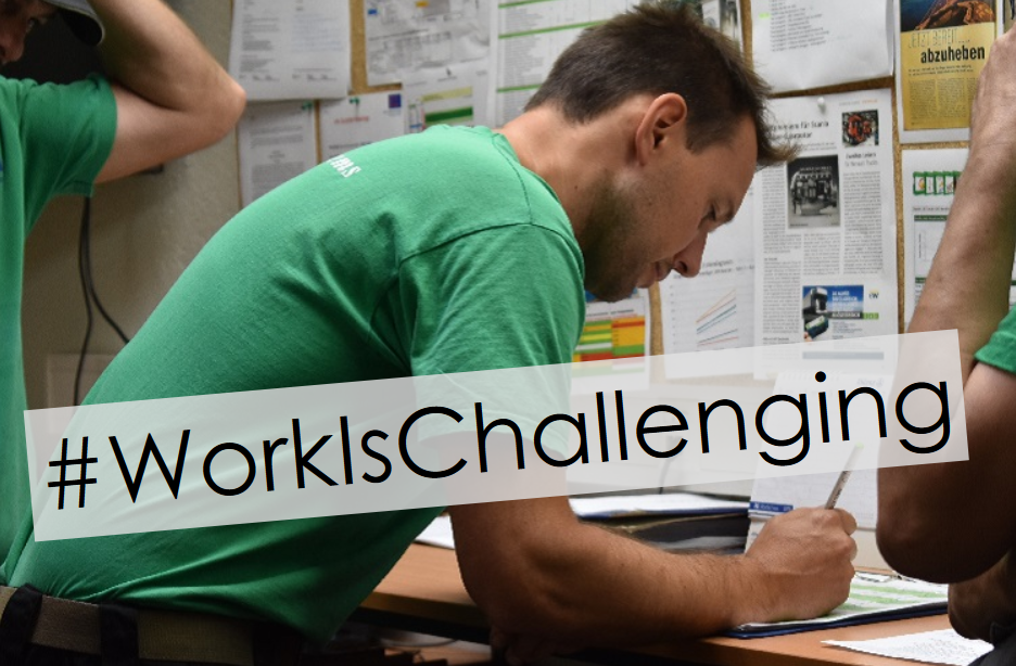 #WorkIsChallenging